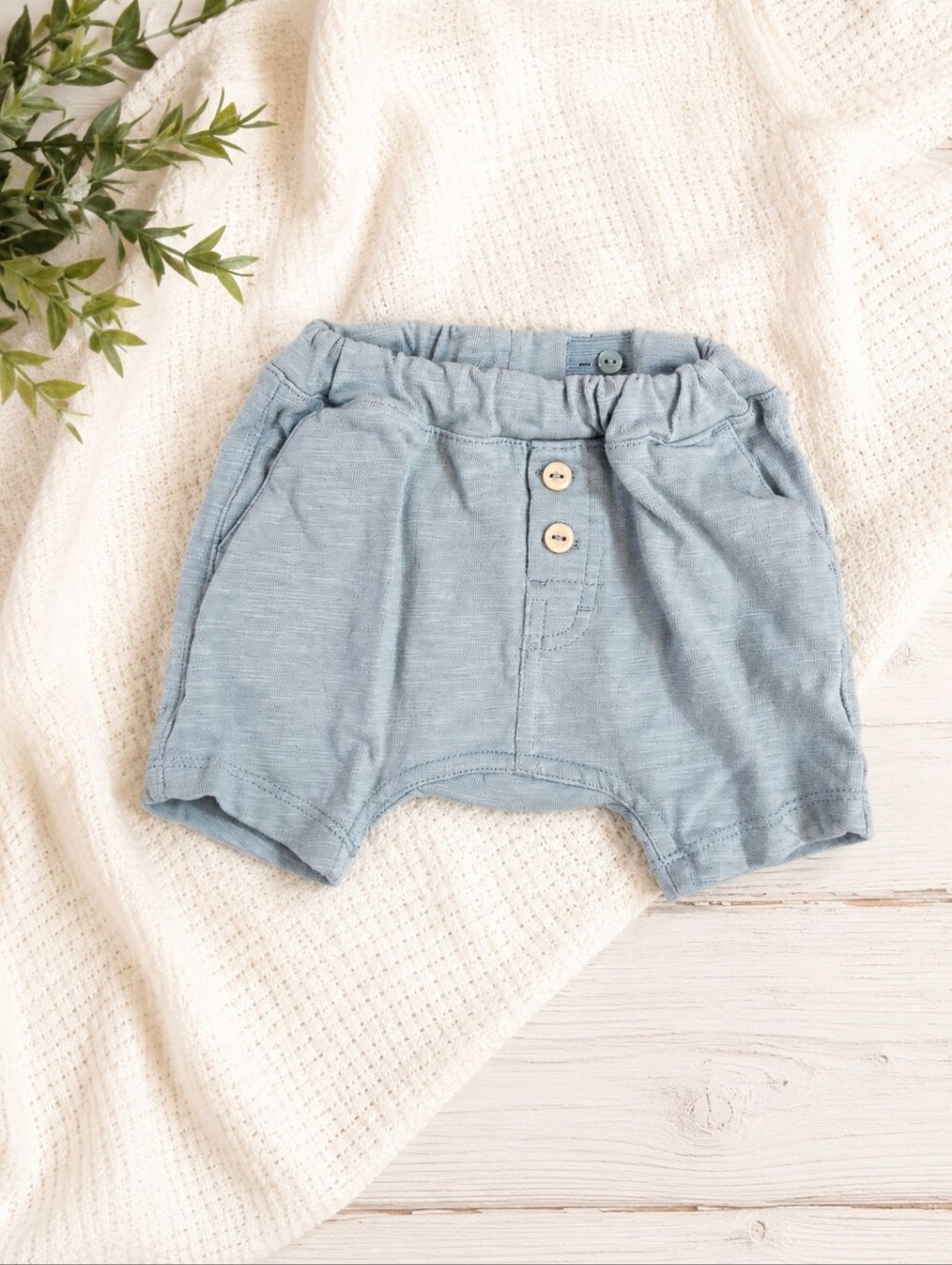 💙 H&M Newborn Baby Boy Shorts | Soft & Comfy